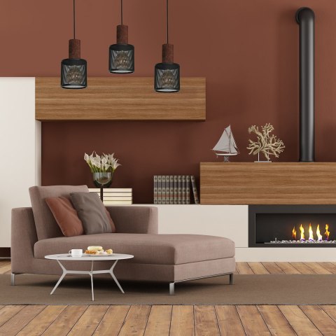 Lampa Wisząca ARES BLACK 3xE27 Lampa Wisząca ARES BLACK 3xE27