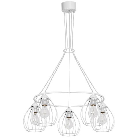 Lampa Wisząca DON WHITE 5xE27 Lampa Wisząca DON WHITE 5xE27