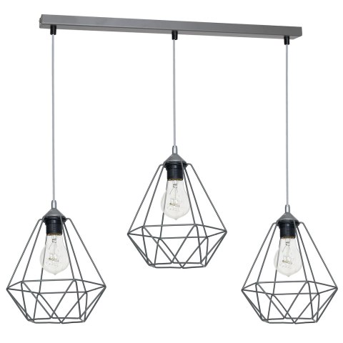 Lampa wisząca BASKET GRAY 3xE27 Lampa wisząca BASKET GRAY 3xE27