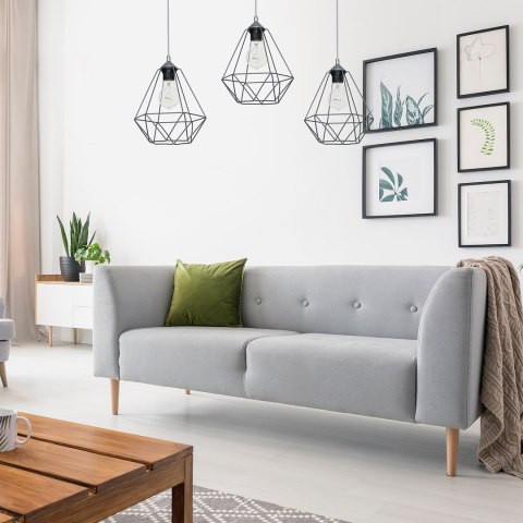 Lampa wisząca BASKET GRAY 3xE27 Lampa wisząca BASKET GRAY 3xE27