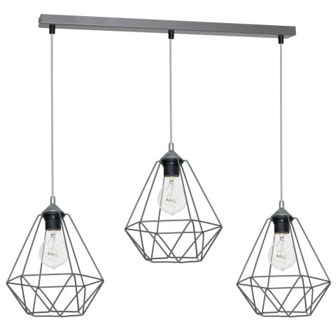 Lampa wisząca BASKET GRAY 3xE27 Lampa wisząca BASKET GRAY 3xE27