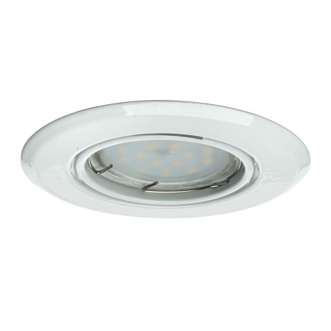 Oczko Okrągłe GU10 1X5W Led Biały