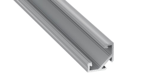 PROFIL ALUMINIOWY NAROŻNY SREBRNY TYP C 1m + KLOSZ MLECZNY PROFIL ALUMINIOWY NAROŻNY SREBRNY TYP C 1m + KLOSZ MLECZNY