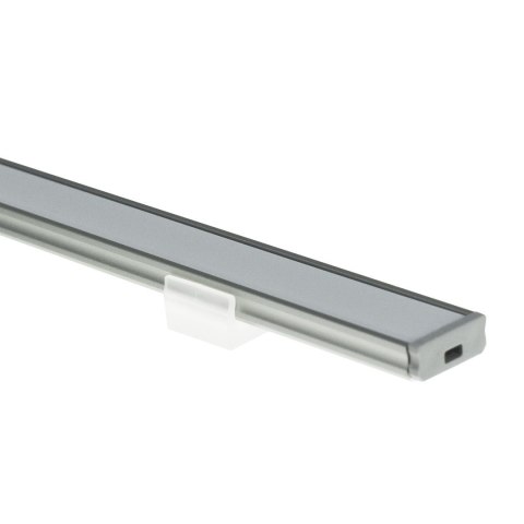 PROFIL ALUMINIOWY SREBRNY TYP D 1m + KLOSZ MLECZNY PROFIL ALUMINIOWY SREBRNY TYP D 1m + KLOSZ MLECZNY