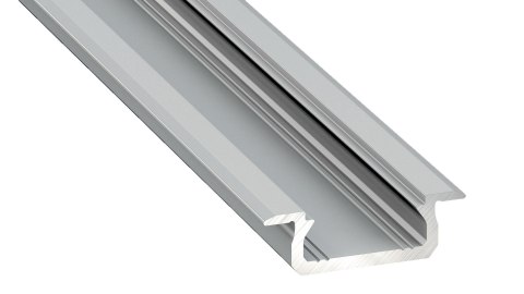 PROFIL ALUMINIOWY SREBRNY TYP Z 2m + KLOSZ MLECZNY PROFIL ALUMINIOWY SREBRNY TYP Z 2m + KLOSZ MLECZNY
