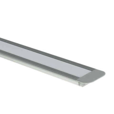 PROFIL ALUMINIOWY SREBRNY TYP Z 2m + KLOSZ MLECZNY PROFIL ALUMINIOWY SREBRNY TYP Z 2m + KLOSZ MLECZNY