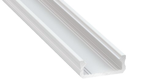 PROFIL ALUMINOWY BIAŁY TYP D 1m + KLOSZ MLECZNY (D BIAŁY-1M) PROFIL ALUMINOWY BIAŁY TYP D 1m + KLOSZ MLECZNY (D BIAŁY-1M)