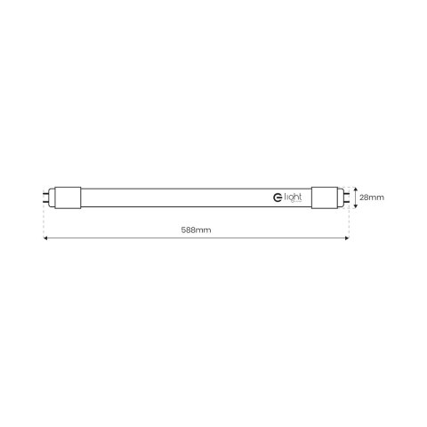 ŚWIETLÓWKA LED 9W 60CM 3000K ŚWIETLÓWKA LED 9W 60CM 3000K