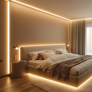 TAŚMA120 LED 48W. Barwa Ciepły Biały. IP20. (5 metrów)