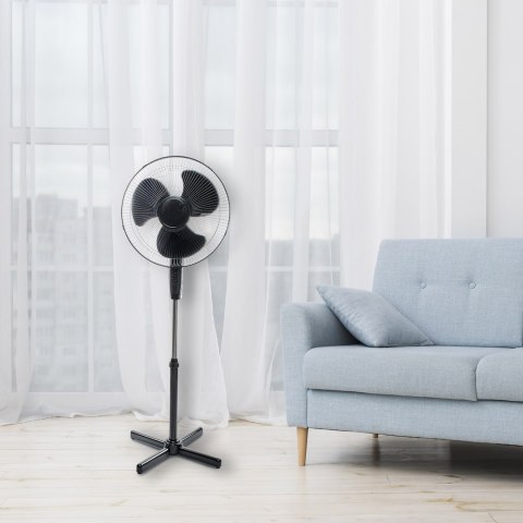 WENTYLATOR STOJĄCY EKO-LIGHT 16'' CZARNY
