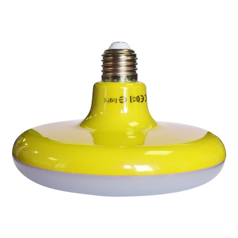 ŻARÓWKA UFO 15W LED ZÓŁTA + KABEL W OPLOCIE