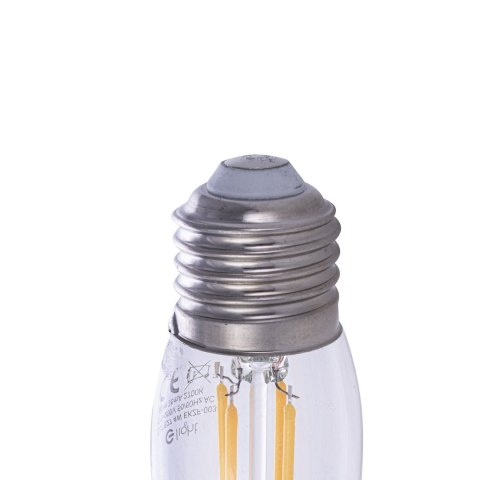 Żarówka Filamentowa LED 4W C37 E27 2700K Żarówka Filamentowa LED 4W C37 E27 2700K