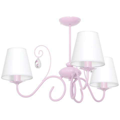 Żyrandol SARA PINK 3xE14 Żyrandol SARA PINK 3xE14