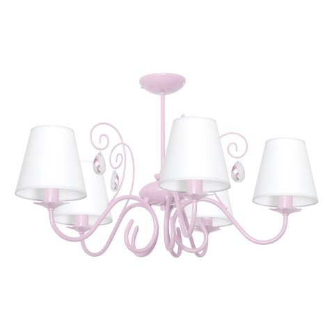 Żyrandol SARA PINK 5xE14 Żyrandol SARA PINK 5xE14