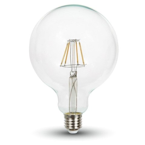 Żarówka LED V-TAC 6W Filament E27 G125 VT-2147 6400K 806lm Żarówka LED V-TAC 6W Filament E27 G125 VT-2147 6400K 806lm