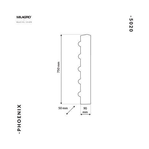 Kinkiet PHOENIX 5xE14 Kinkiet PHOENIX 5xE14