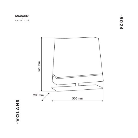 Lampa Stojąca VOLANS 1xE27 Lampa Stojąca VOLANS 1xE27
