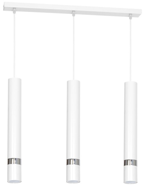 Lampa wisząca JOKER WHITE/CHROME 3xGU10