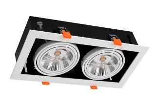 Oprawa Podtynkowa Plaza 2xGU10 AR111 Biały