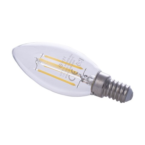 Żarówka Filamentowa LED 4W Świeczka E14 4000K Żarówka Filamentowa LED 4W Świeczka E14 4000K