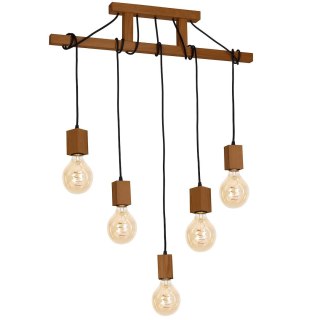 Lampa Wisząca JACK 5xE27 Dąb