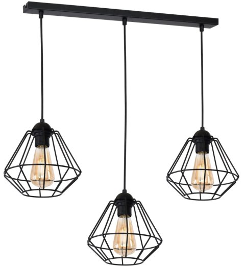 Lampa wisząca COLIN BLACK 3xE27