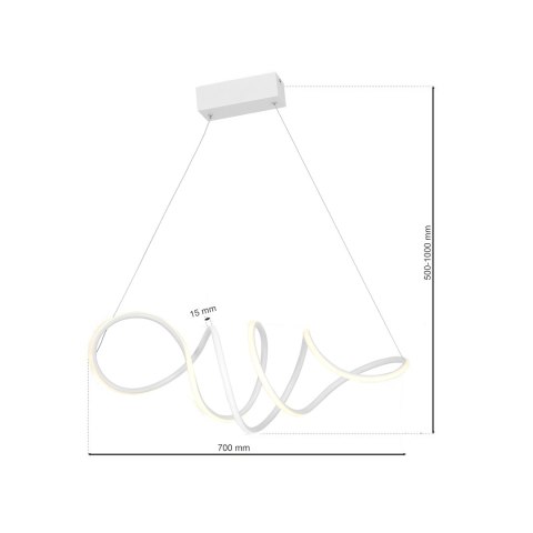Lampa wisząca LOCA WHITE 56W LED