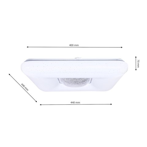 Plafon YAX 24W LED Ściemnialny+ Pilot