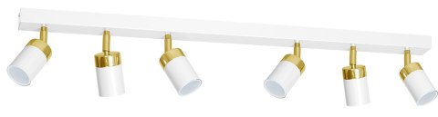 Lampa sufitowa JOKER WHITE/GOLD 6xGU10