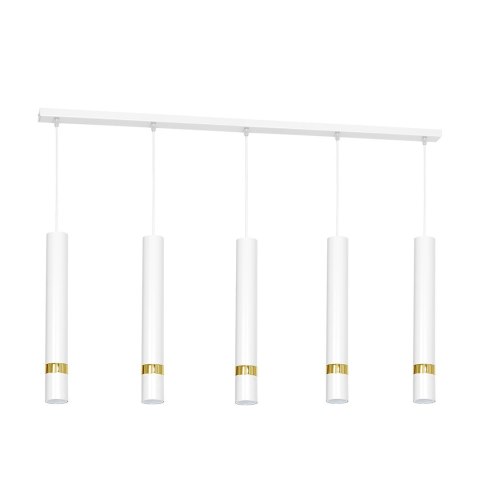 Lampa wisząca JOKER WHITE/GOLD 5xGU10