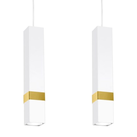 Lampa wisząca VIDAR WHITE/GOLD 3xGU10
