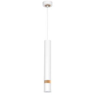 Lampa wisząca JOKER WHITE/WOOD 1xGU10
