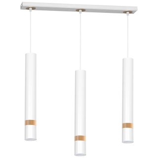 Lampa wisząca JOKER WHITE/WOOD 3xGU10
