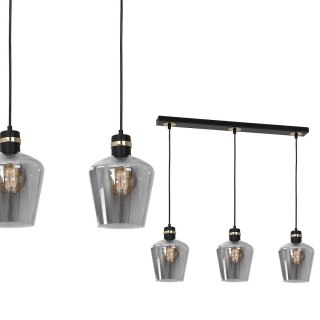 Lampa wisząca RICHMOND BLACK / GOLD 3xE27 Listwa