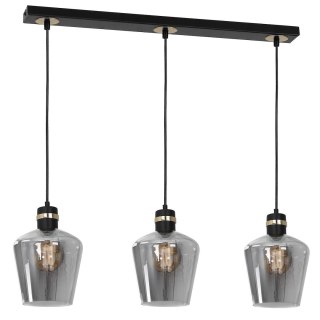 Lampa wisząca RICHMOND BLACK / GOLD 3xE27 Listwa