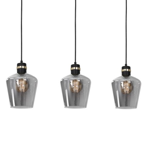 Lampa wisząca RICHMOND BLACK / GOLD 3xE27 Listwa