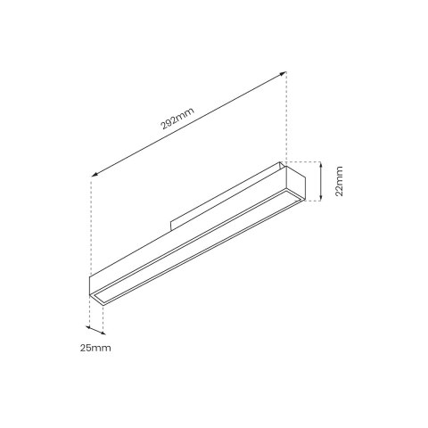 MAGNETIC TRACK 14W LED 4000K MAGNETIC TRACK 14W LED 4000K