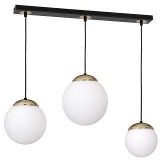 Lampa wisząca SPARTA BLACK / GOLD 3xE14