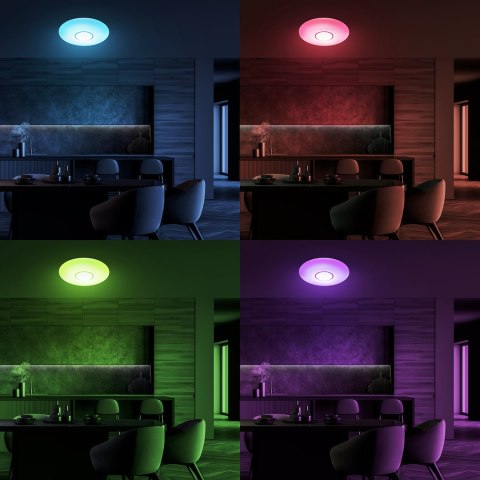 Plafon VELA SMART Ø420 mm 24W LED RGB