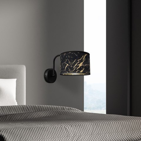 Kinkiet SENSO Black/Gold 1xE27