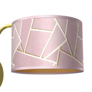 Kinkiet ZIGGY PINK Gold/Pink 1xE27
