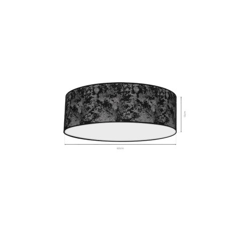 Lampa Sufitowa SATINO SILVER 3xE27 Ø60cm