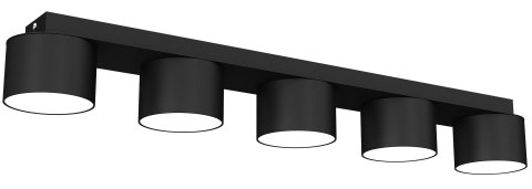 Lampa sufitowa DIXIE Black 5xGX53