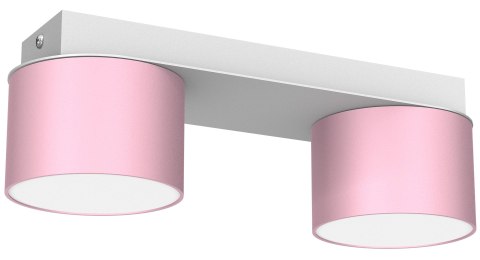 Lampa sufitowa DIXIE Pink/White 2xGX53