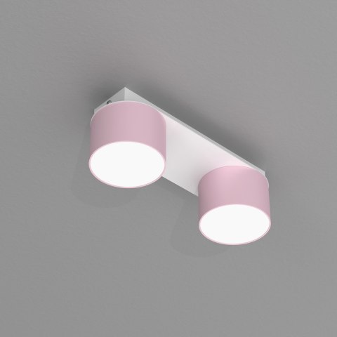 Lampa sufitowa DIXIE Pink/White 2xGX53