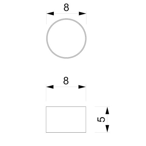 Lampa sufitowa DIXIE White 1xGX53