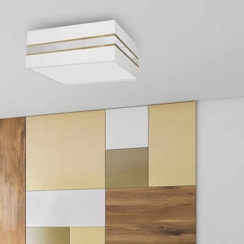 Lampa sufitowa Kwadrat Ultimo 3xE27 Biały