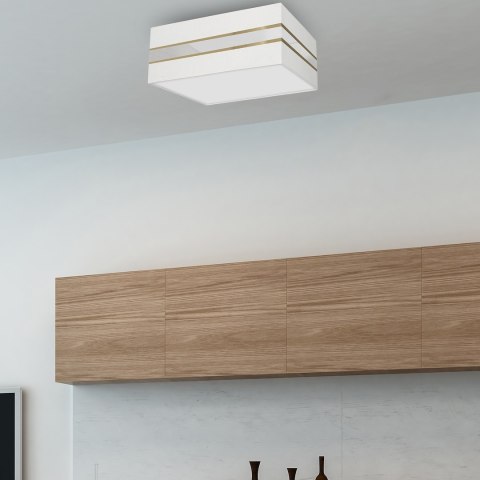Lampa sufitowa Kwadrat Ultimo 3xE27 Biały