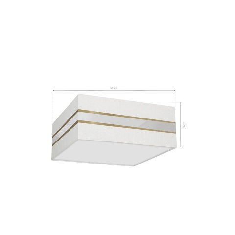 Lampa sufitowa Kwadrat Ultimo 3xE27 Biały