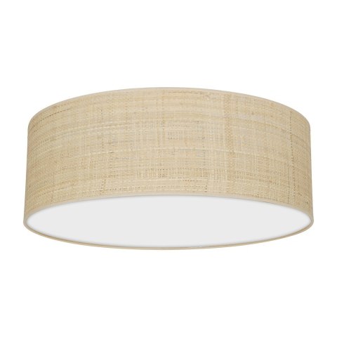 Lampa sufitowa MARSHALL WHITE / RATTAN 3xE27 Ø50cm
